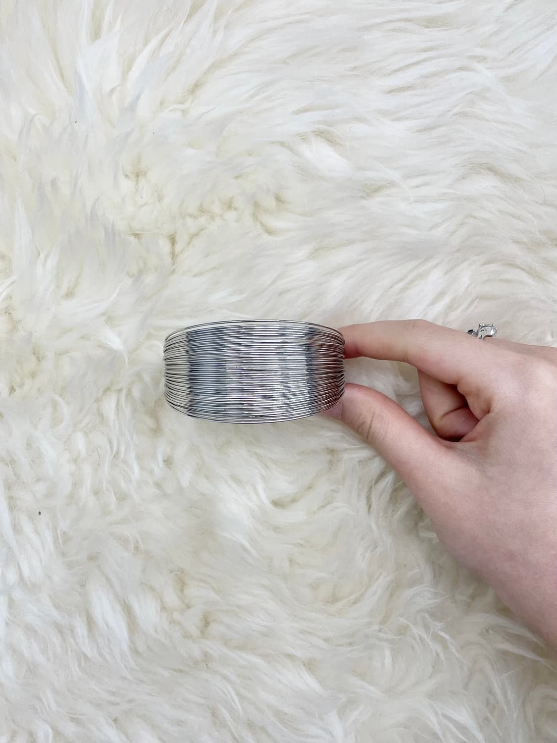 실버 레이어드 뱅글 팔찌 상품이미지2