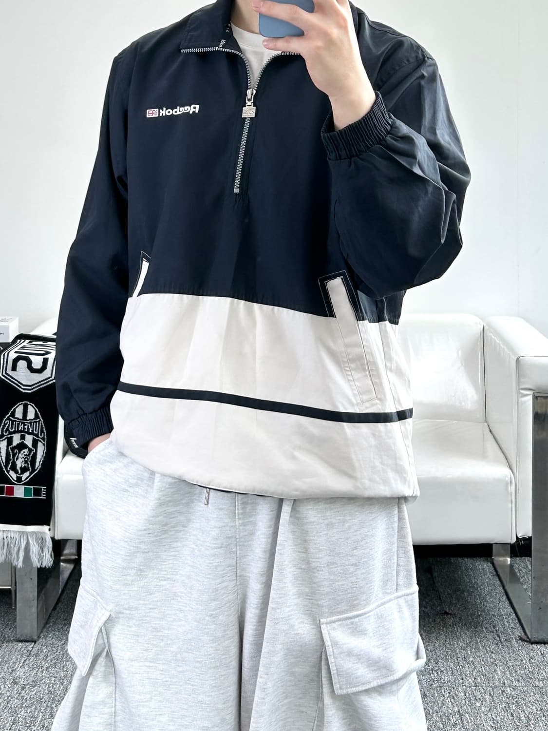 리복 클래식 하프집업 아노락 바람막이 90  상품이미지2