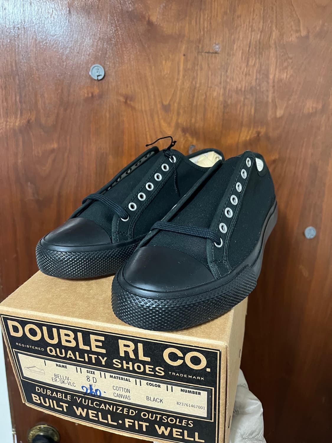 RRL 스니커즈 컨버스 블랙 7.5D,8D 상품이미지2