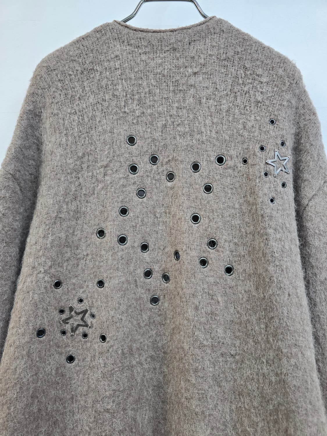 보브 루즈핏 울 롱 니트가디건 상품이미지8