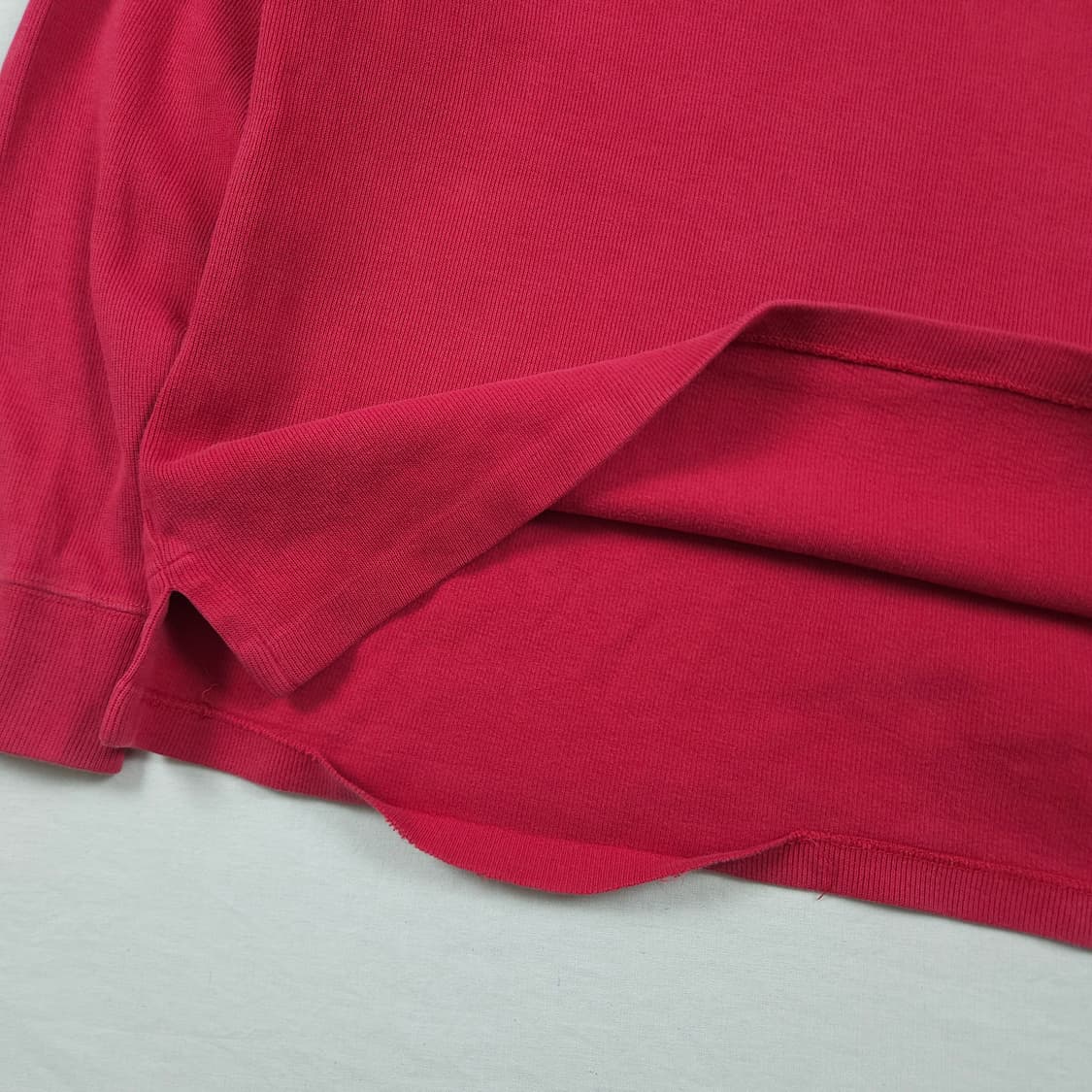 L(100)폴로 랄프로렌 빈티지 코튼반집업니트 소프트핑크 상품이미지6