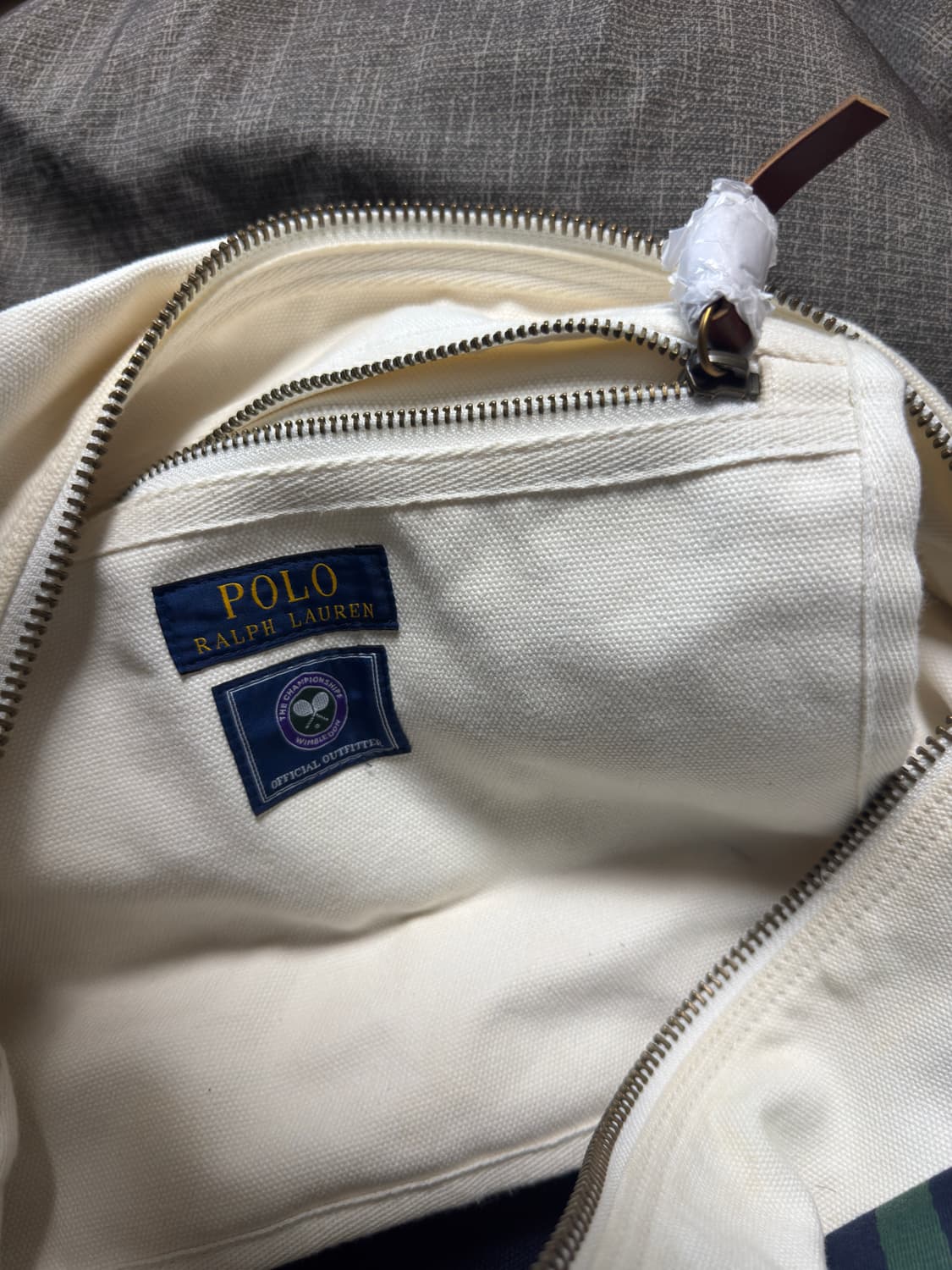 폴로 랄프 로렌 X 윔블던 캔버스 더플백 상품이미지3
