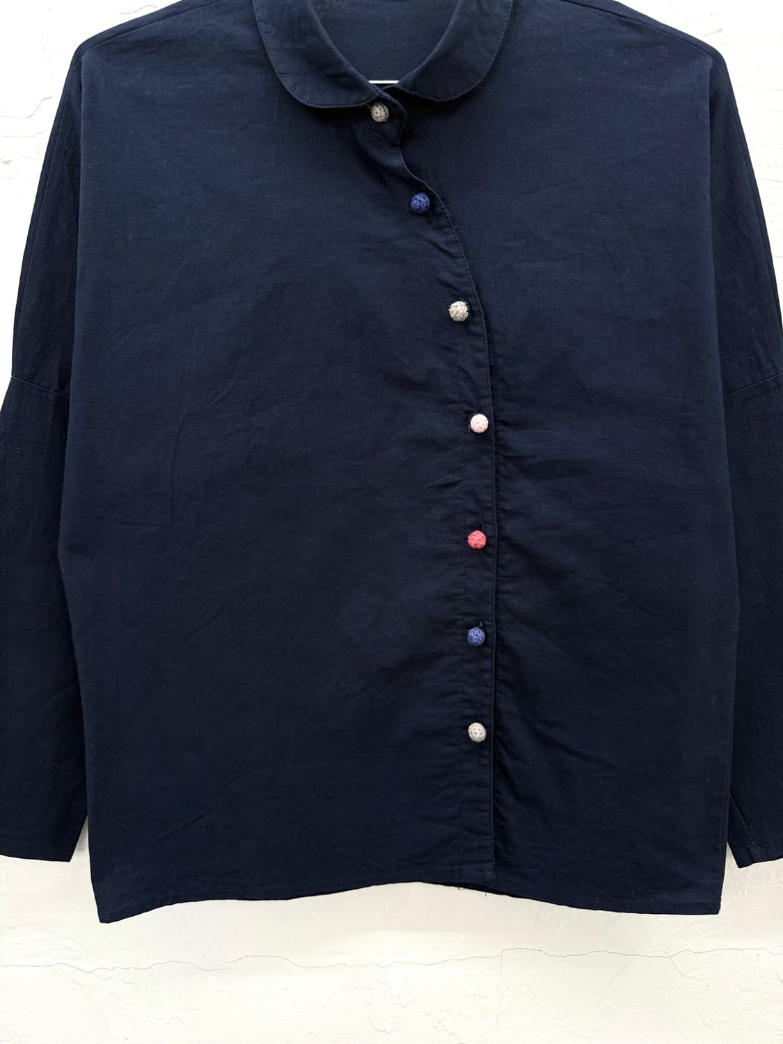 duoyan 커브 버튼 셔츠 상품이미지2