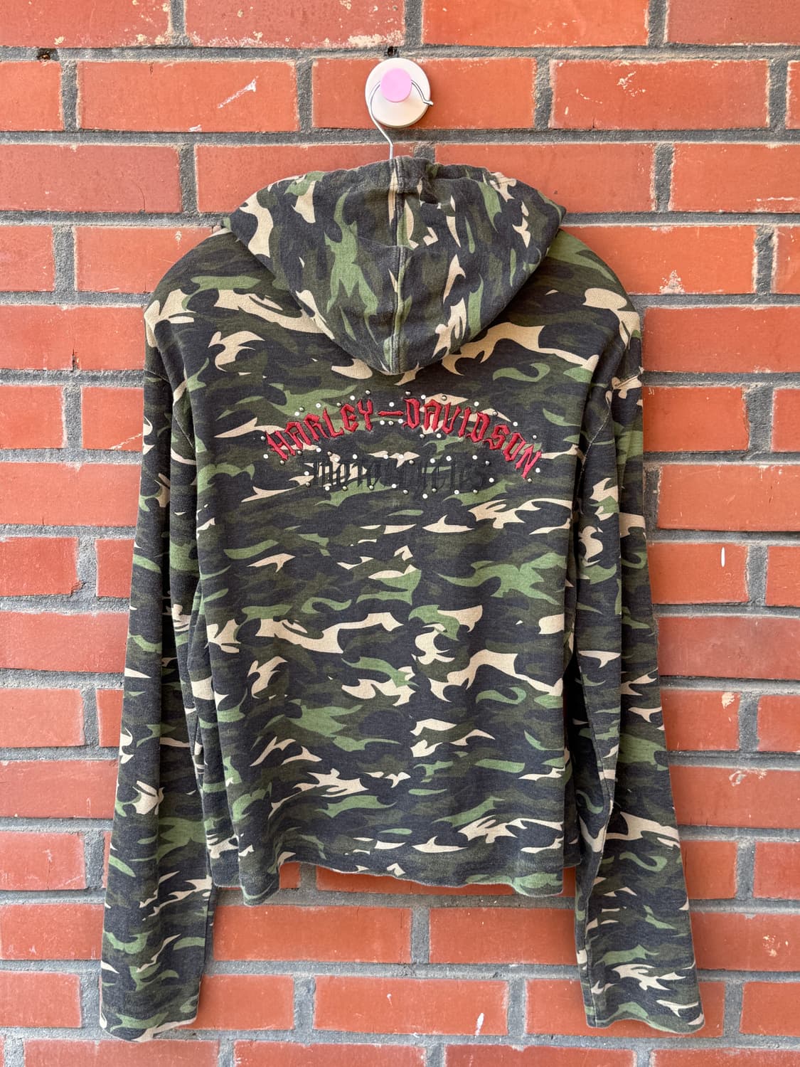 할리데이비슨 카모 스터드 후드집업 상품이미지2