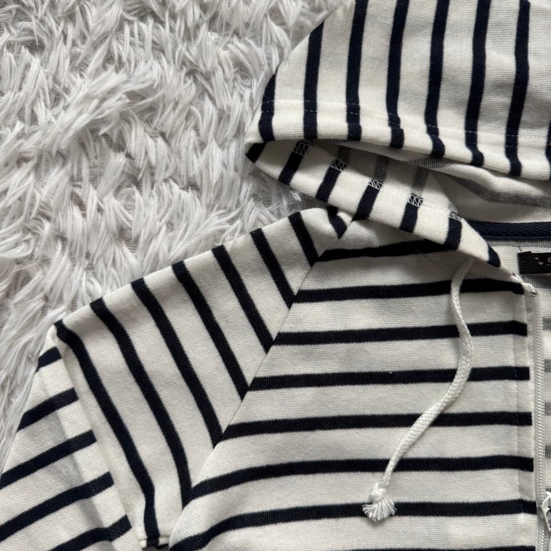 ROOCHE REARING 일본빈티지 노드 후드집업 모리걸 m 38-40 상품이미지1