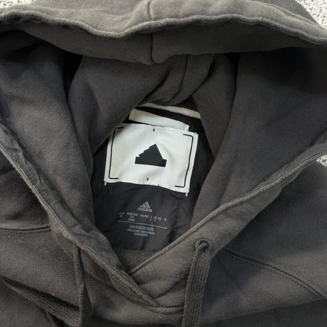 M 아디다스 후드티 기모 오버핏 0310J 상품이미지2