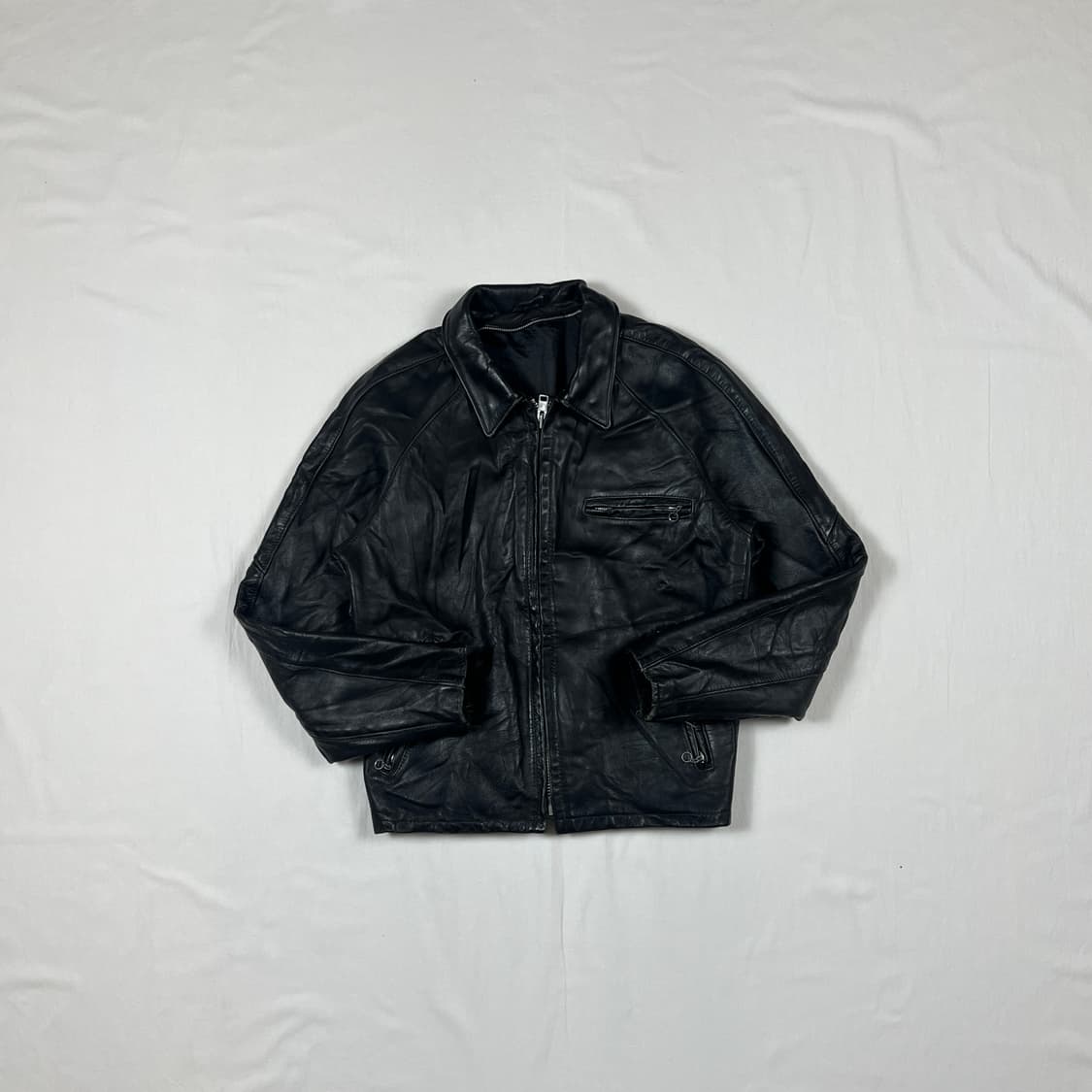 쇼트 schott 싱글 가죽 레더 라이더자켓 상품이미지1