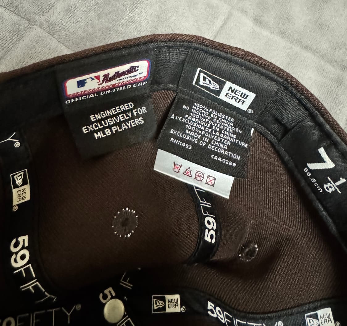 뉴에라 MLB 어센틱 샌디에이고 파드리스 얼트 브라운 상품이미지5