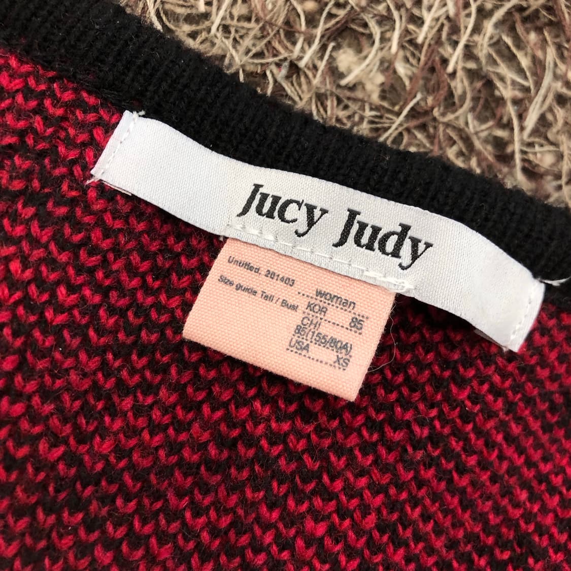 쥬시 주디 노르딕 패턴 가디건 상품이미지5