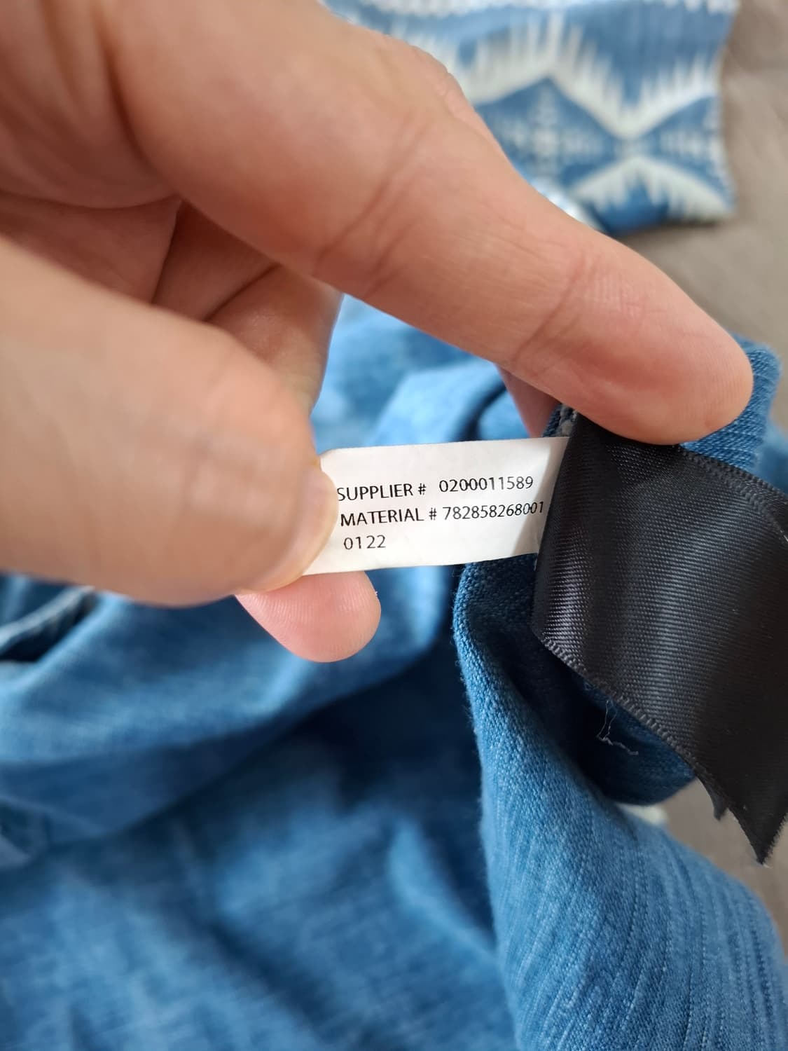2XL RRL 아즈텍 패턴 웨스턴 반팔 셔츠 블루 상품이미지7