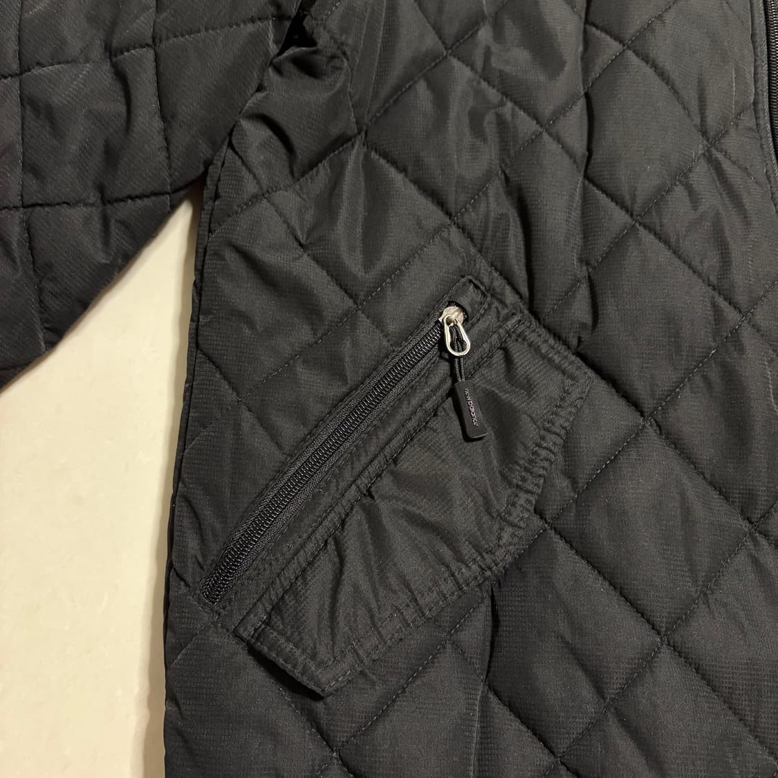 정품 뉴발란스 퀼팅 봄버 ma-1 블랙 집업 자켓 점퍼 상품이미지5