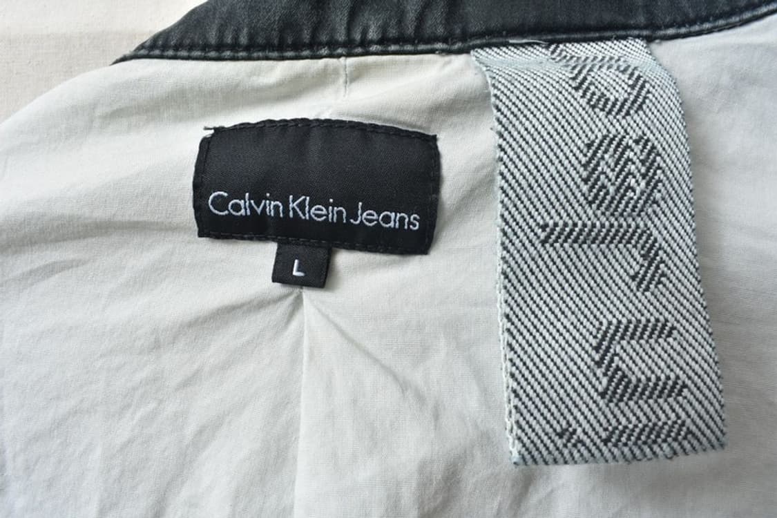 캘빈클라인 가먼트다잉 라이더 자켓 L M0144 상품이미지5