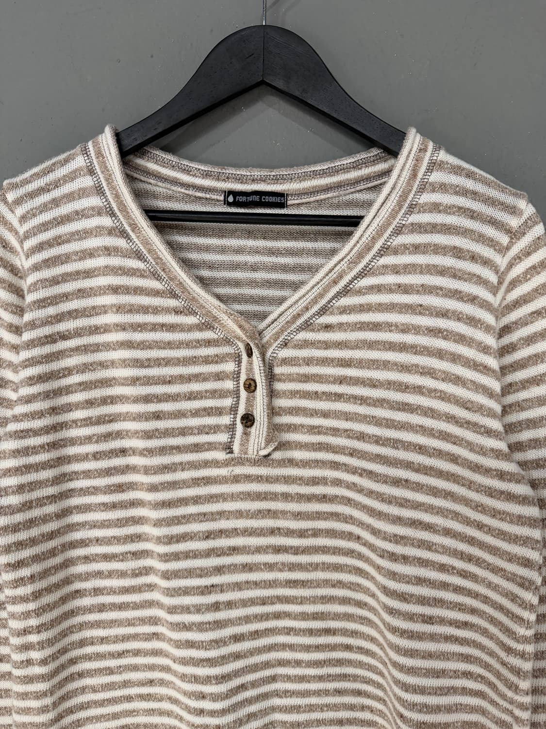 button-up stripe pattern long sleeve 상품이미지6