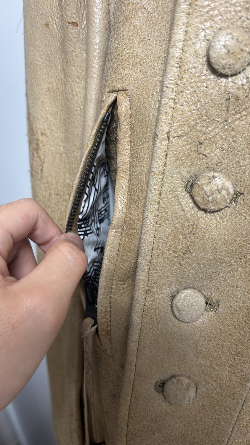 넘버나인 07ss 나폴레옹 레더 라이더 자켓 3사이즈 상품이미지6