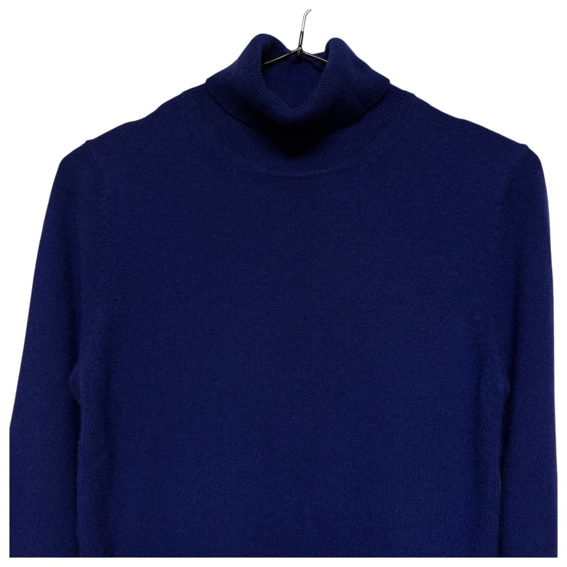 새상품 캐시미어 100% 네이비 터틀넥 목폴라 니트 상품이미지3