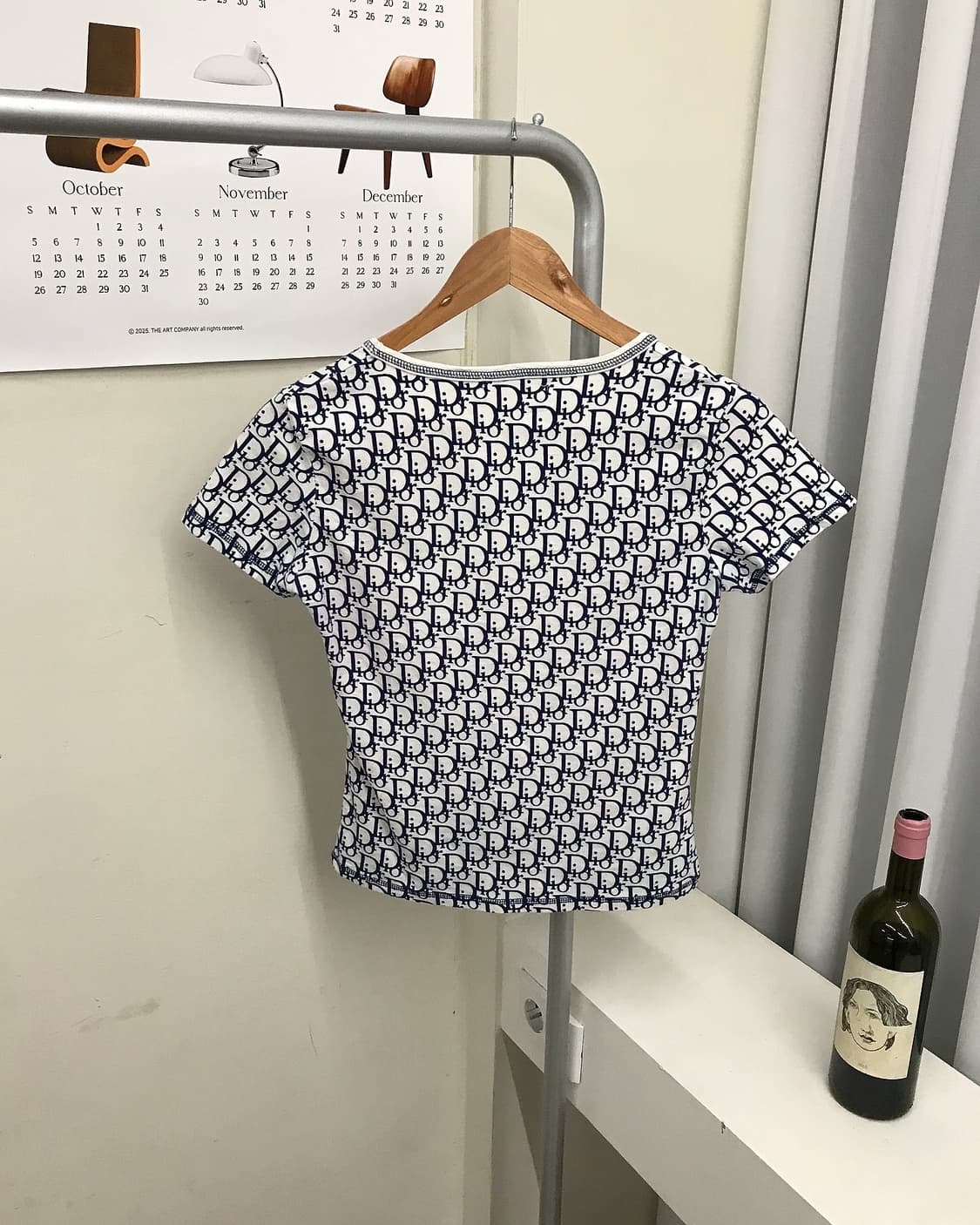 디올 90s 오블리크 트리터 플로럴 반팔티 상품이미지3