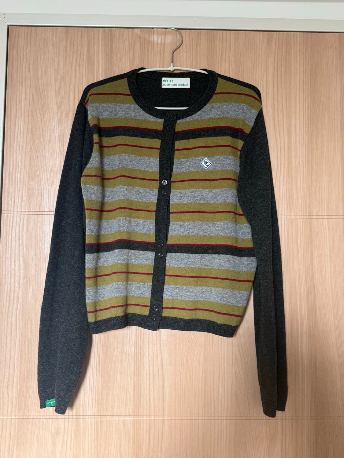 노컨텐츠 울스트라이프 가디건 차콜 상품이미지2