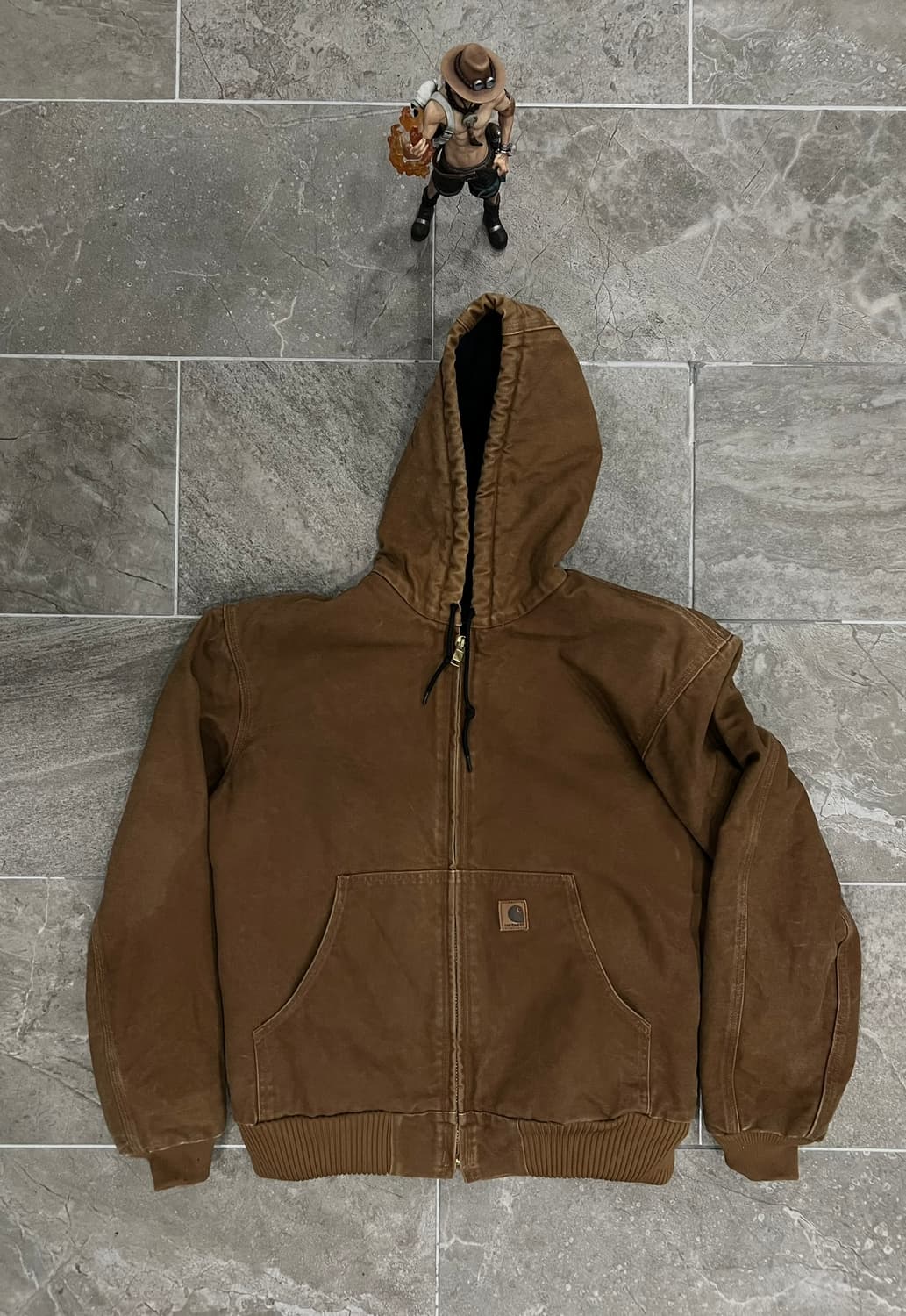 (L)칼하트 덕 액티브 후드자켓 J130 BRN 칼하트브라운 상품이미지1