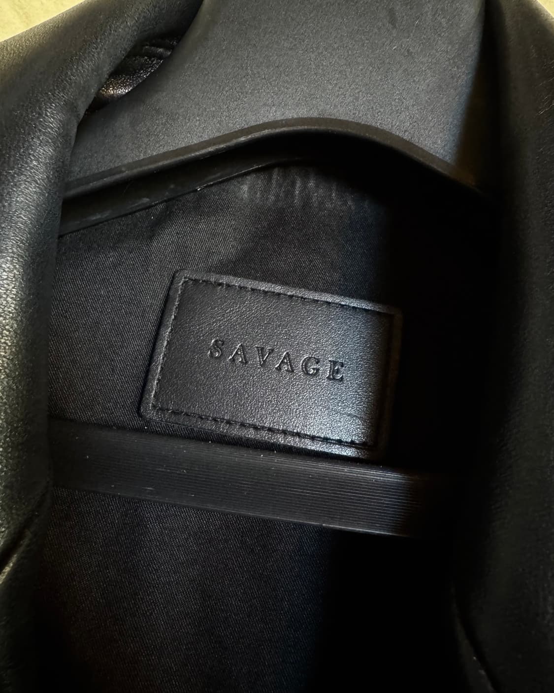 세비지 밀리터리 레더 자켓 상품이미지7