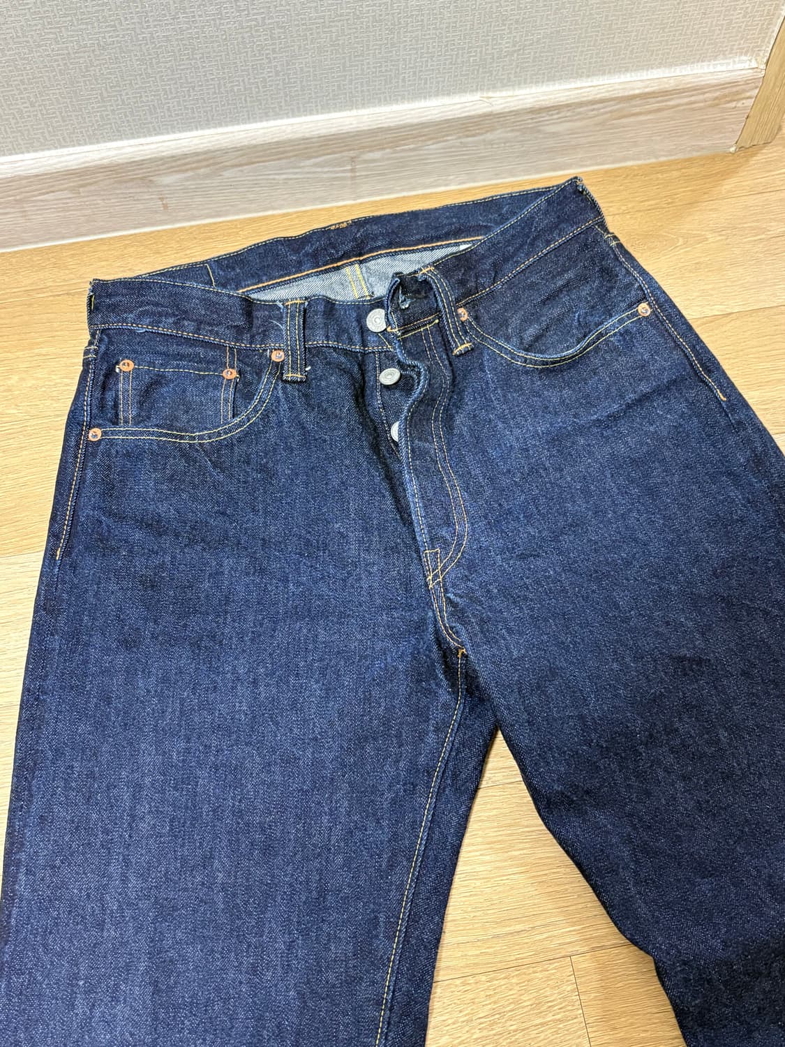 (31)슈가케인 1947 셀비지 데님팬츠 프리휠러스 상품이미지2