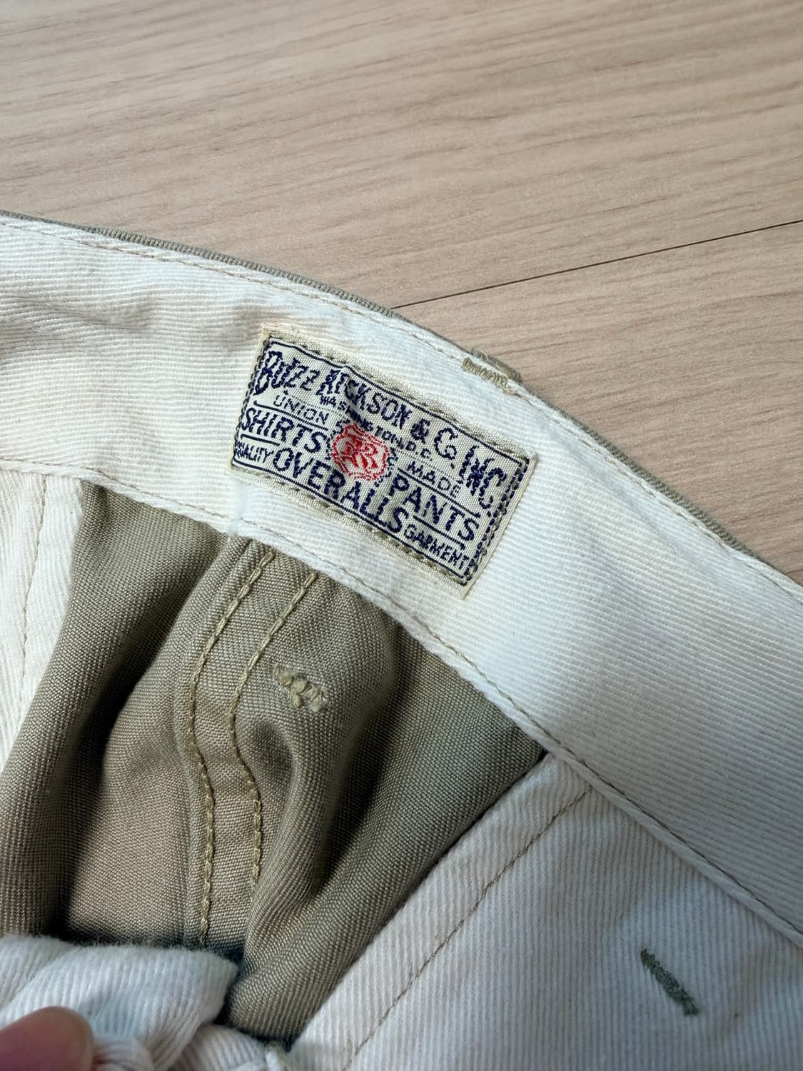 [33] 버즈릭슨 오리지널 스펙 치노 카키 상품이미지4