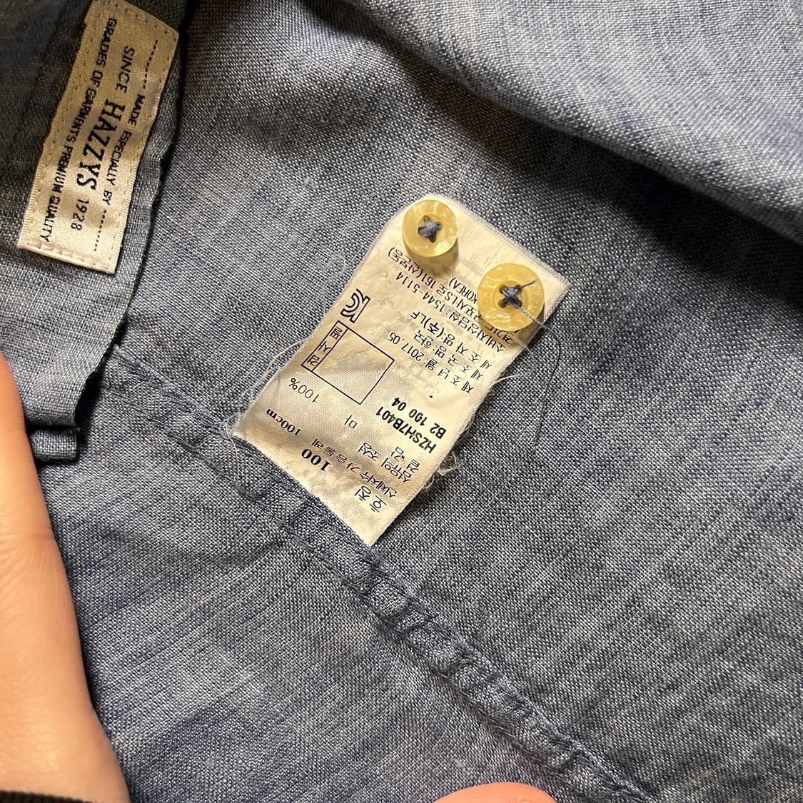 헤지스 린넨 셔츠 상품이미지7