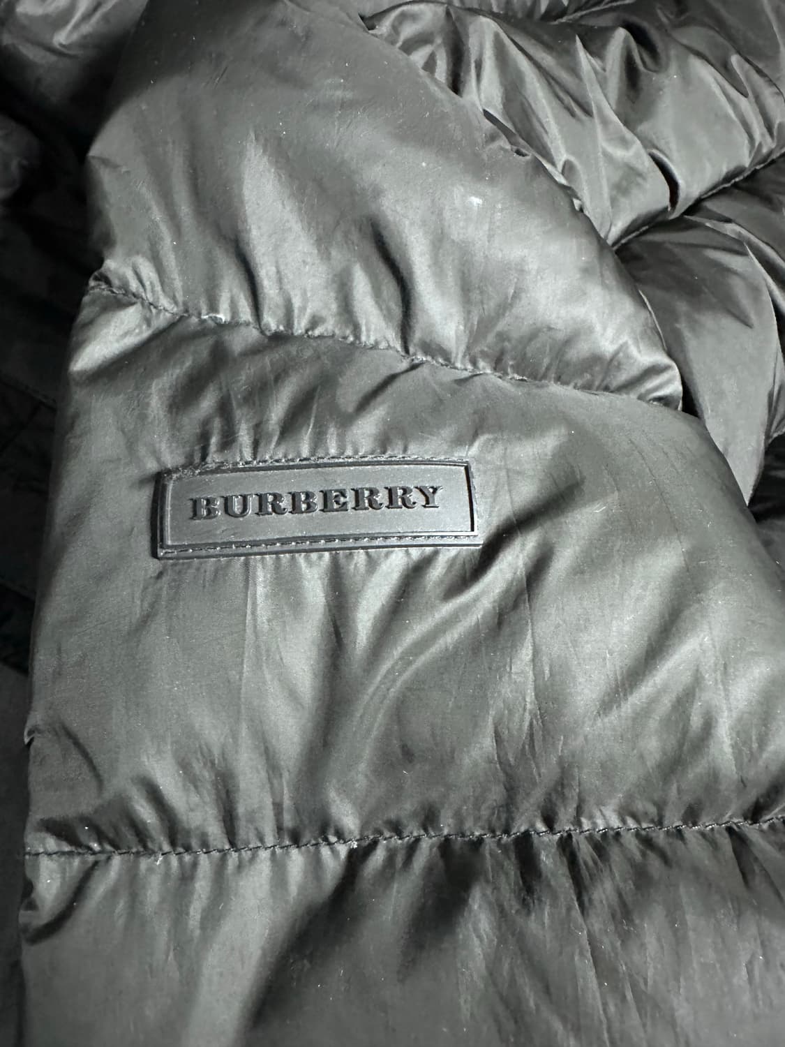 버버리 여성 롱패딩 M 블랙 상품이미지8