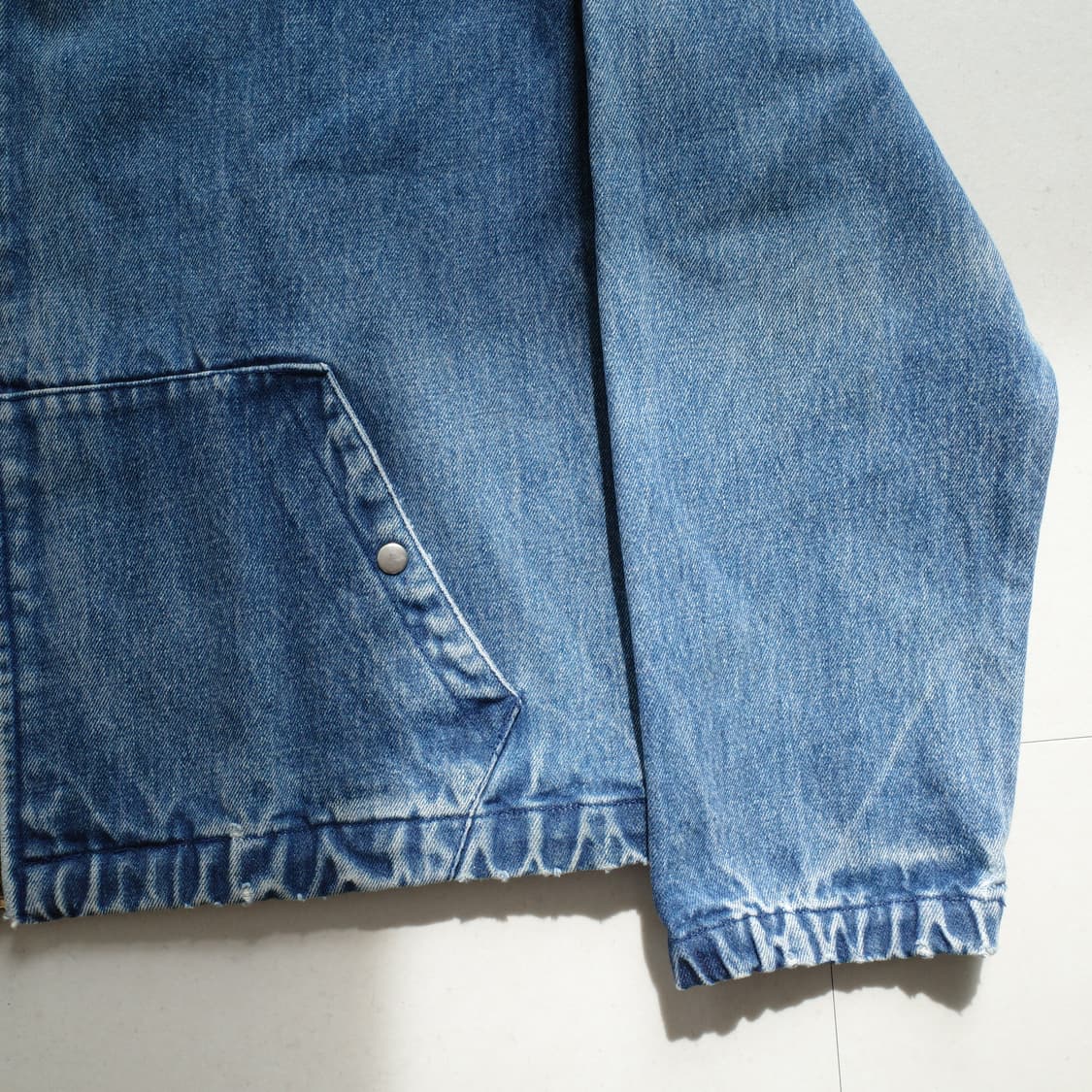 90s 폴로 랄프로렌 데님 해링턴 데님 자켓 L 상품이미지5