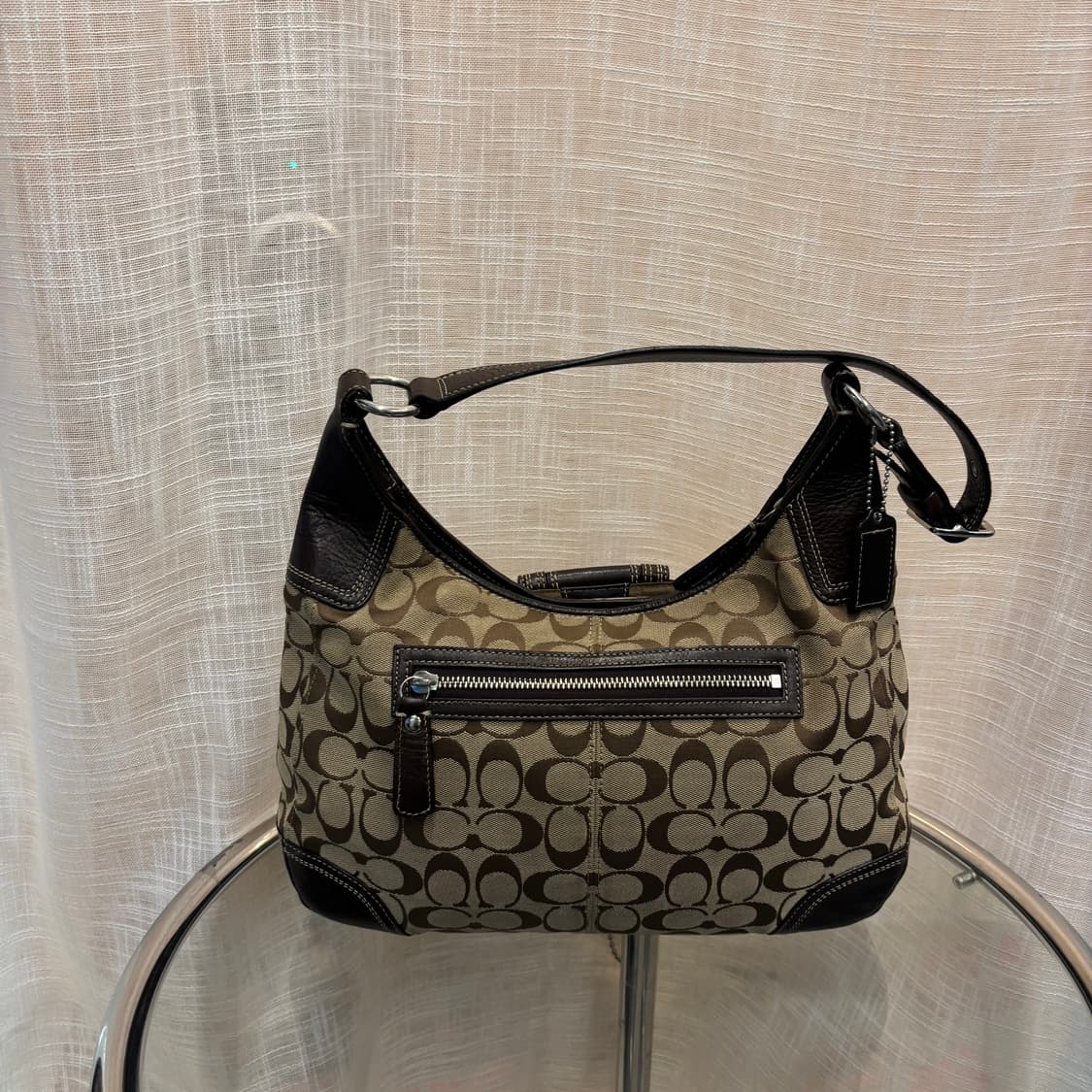 정품 코치 호보 숄더백     상품이미지4