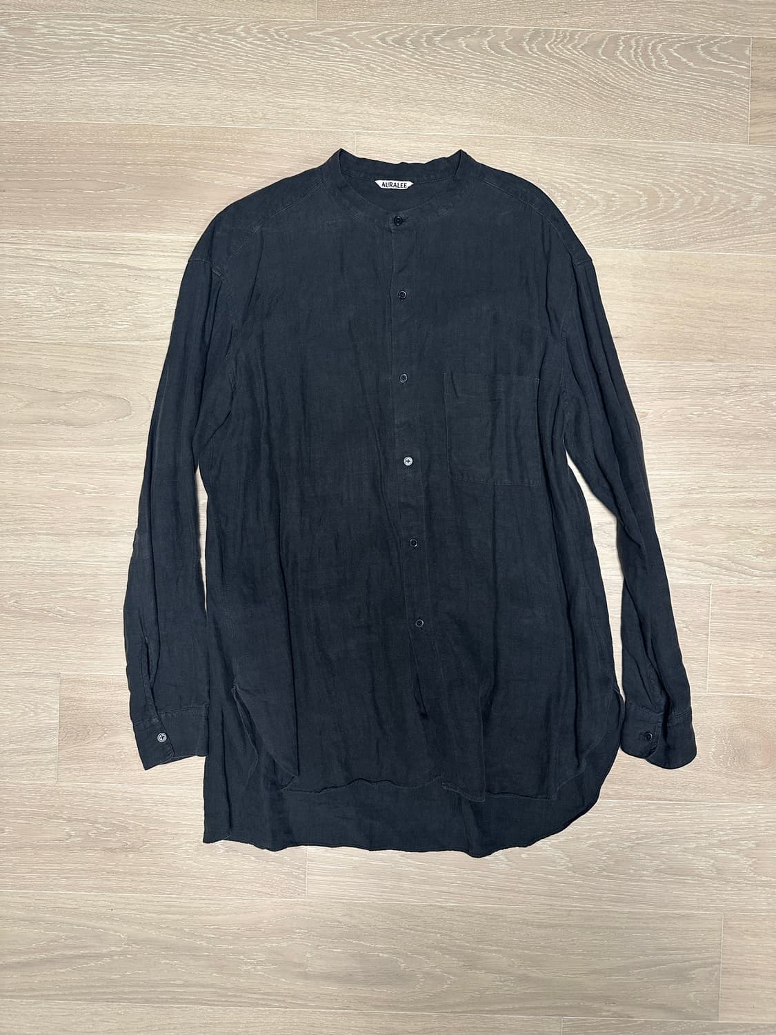 오라리 AURALEE 린넨 셔츠 상품이미지1