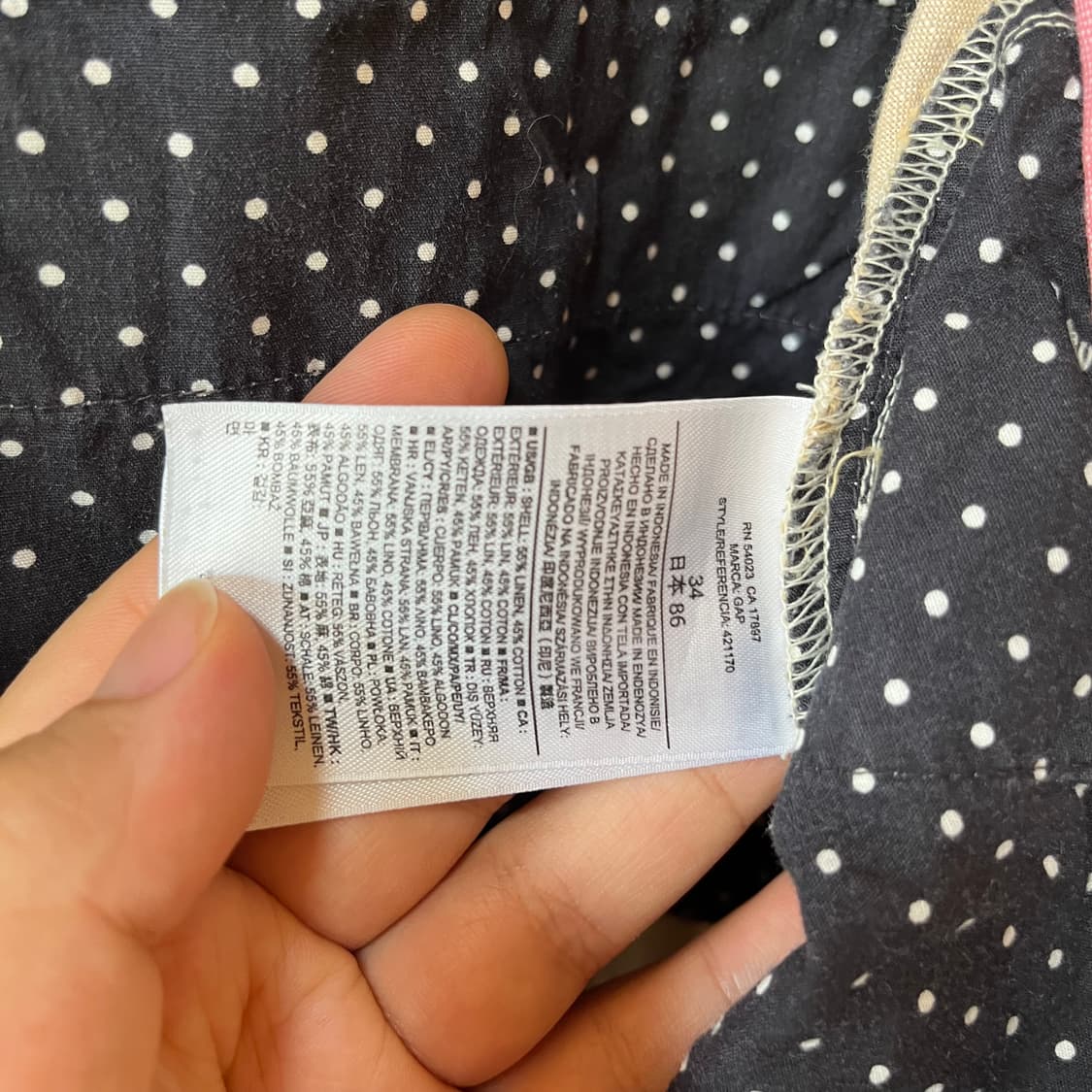 00s 갭 린넨 코튼 쇼츠  상품이미지8