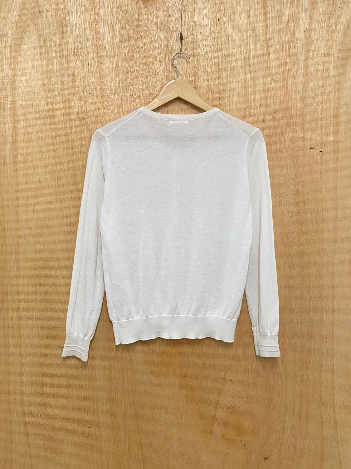 BEAMS cardigan 빔즈 화이트 가디건 상품이미지4