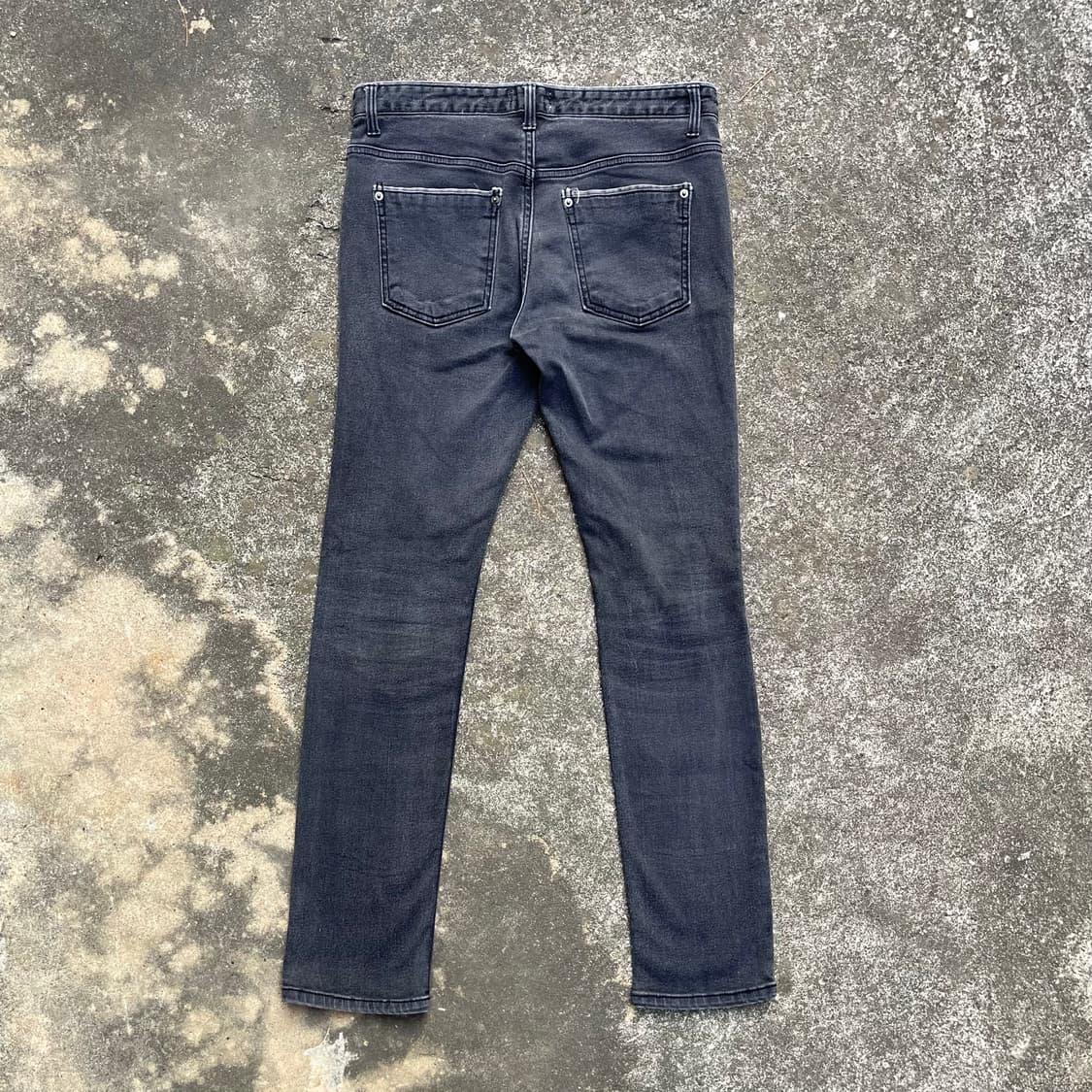 00s 헬무트랭 스키니 블랙 데님 made in USA 상품이미지5