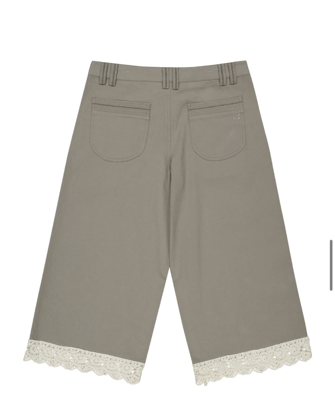 당일배송) 코이세이오 knit lace pants 레이스 팬츠애쉬브라운 상품이미지3