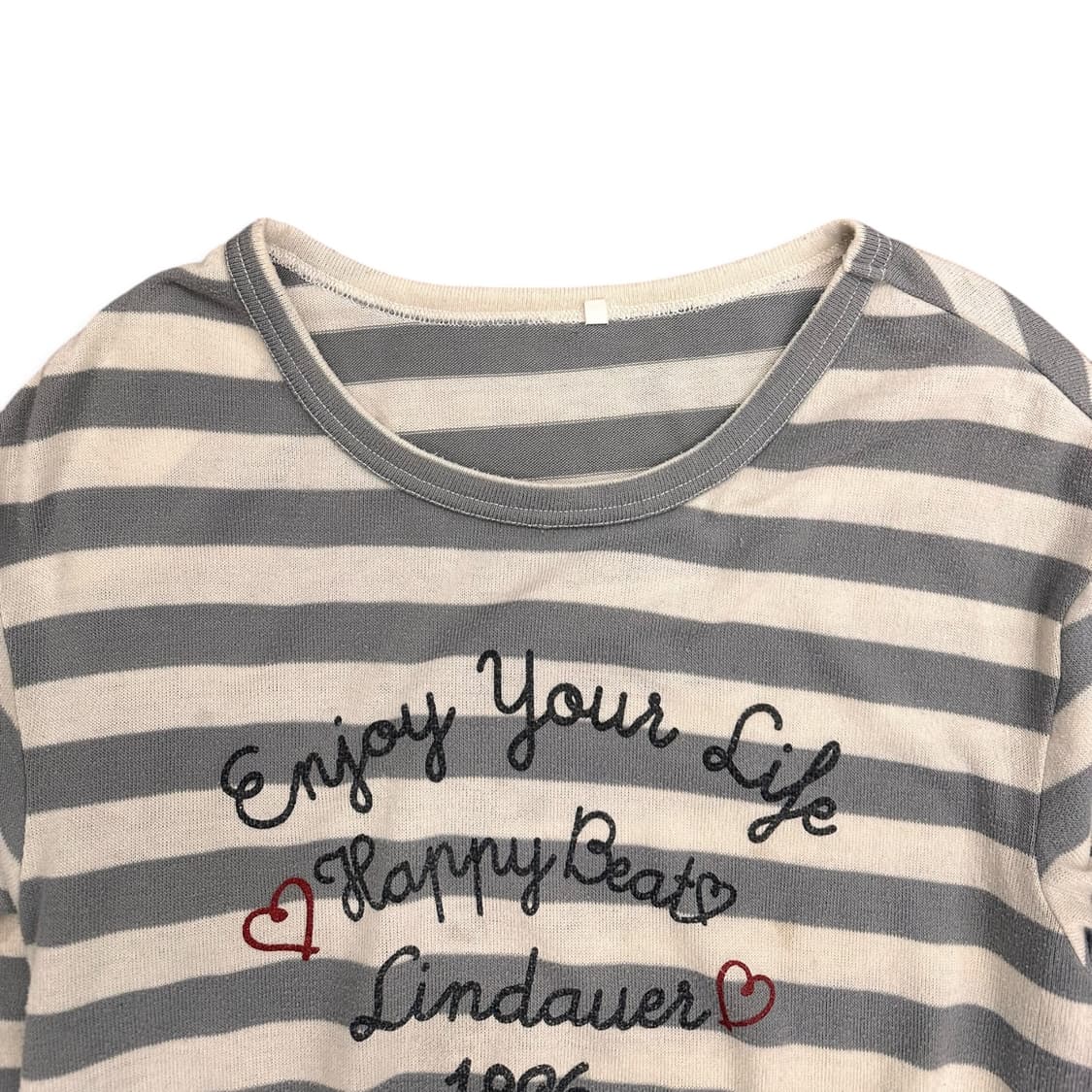 Lettering Stripe Volume Sweatshirt 상품이미지4