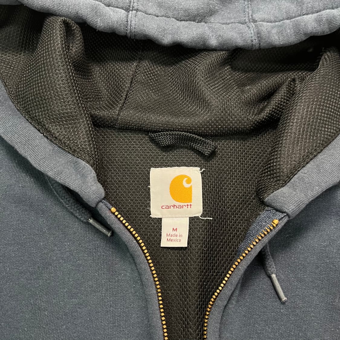 105 칼하트 네이비 써멀 후드집업 상품이미지3