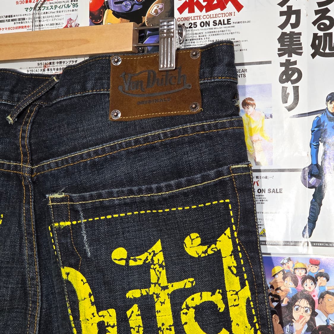 본더치 오리지널 USA 백포켓 프린팅 데님 팬츠 상품이미지3