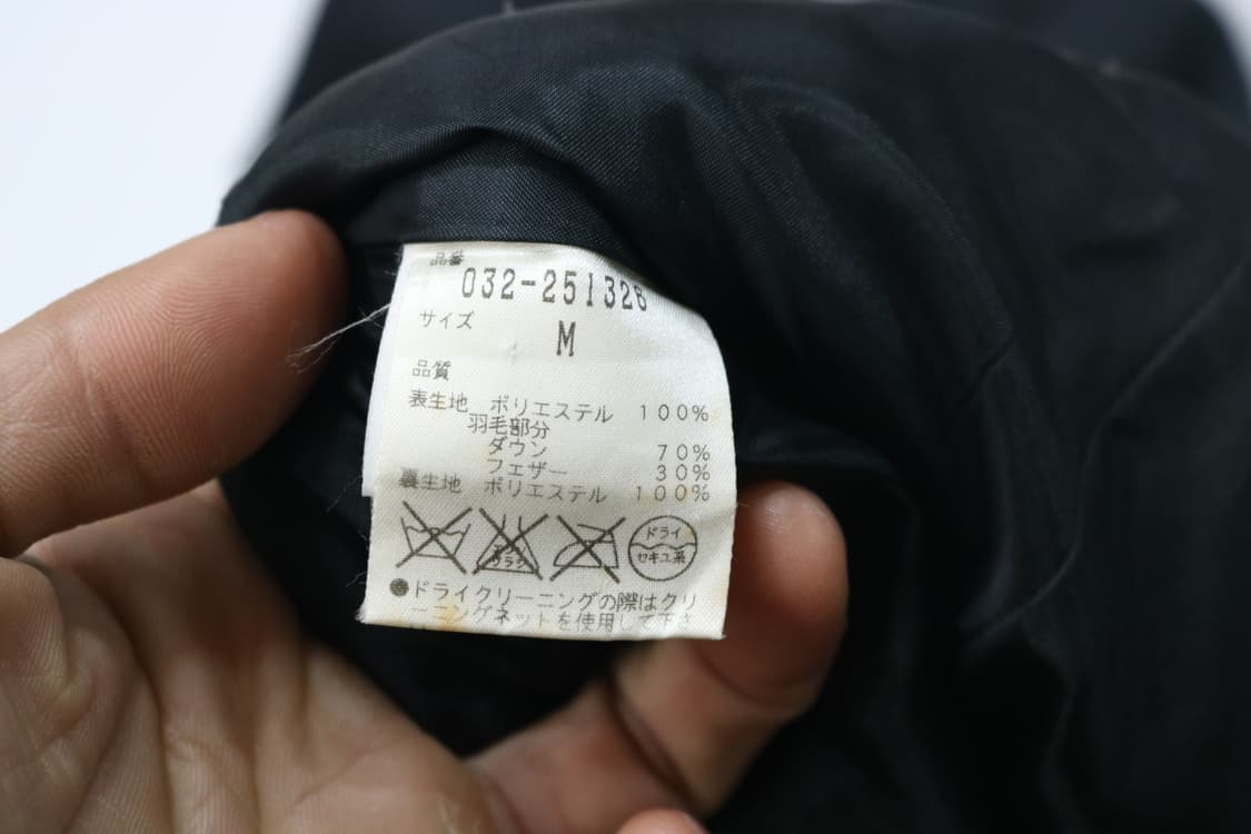 Private Label 프라이빗 라벨 리본 포켓 퍼 후드 구스다운 패딩 상품이미지10