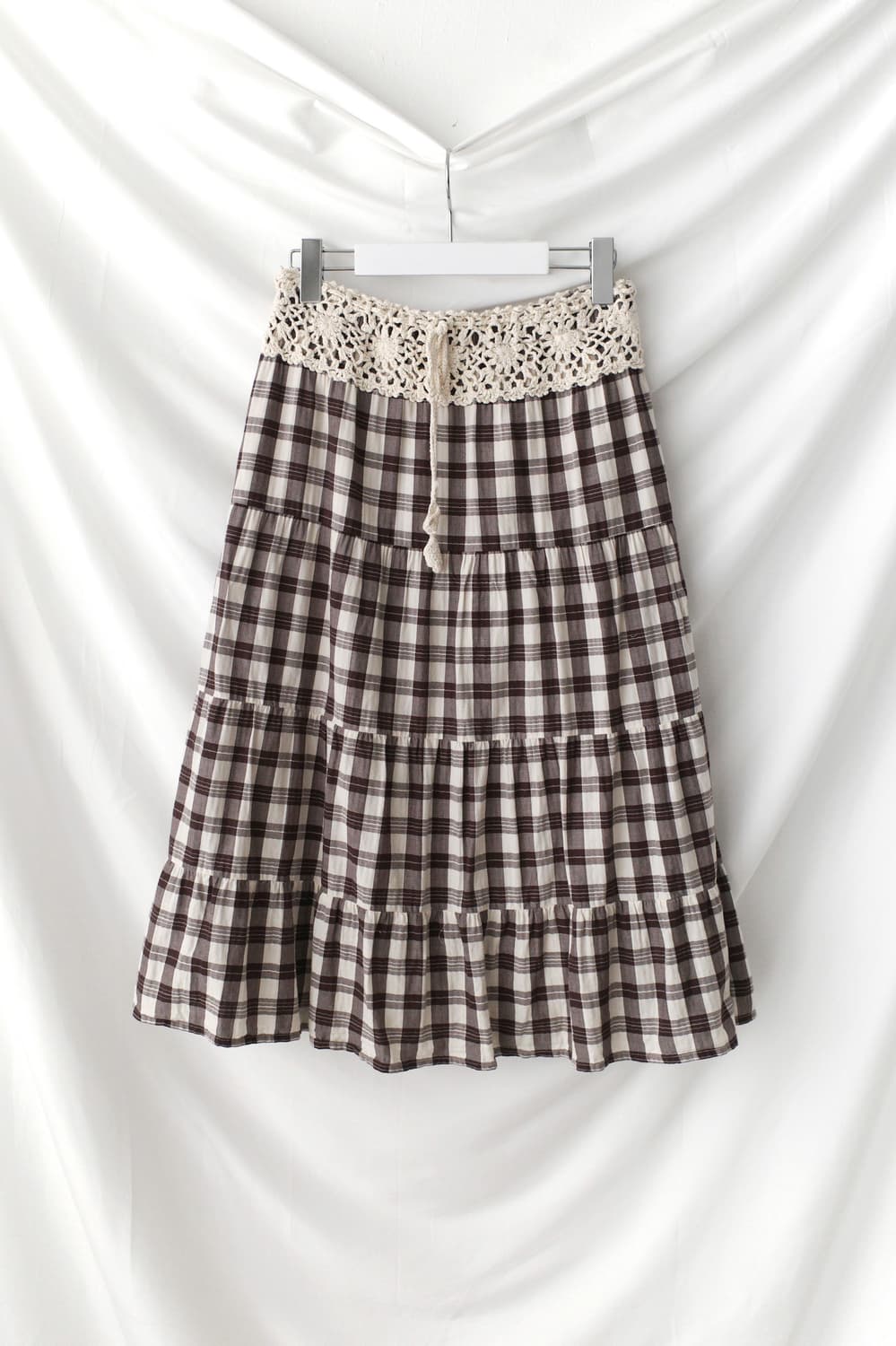 check crochet skirt 상품이미지1