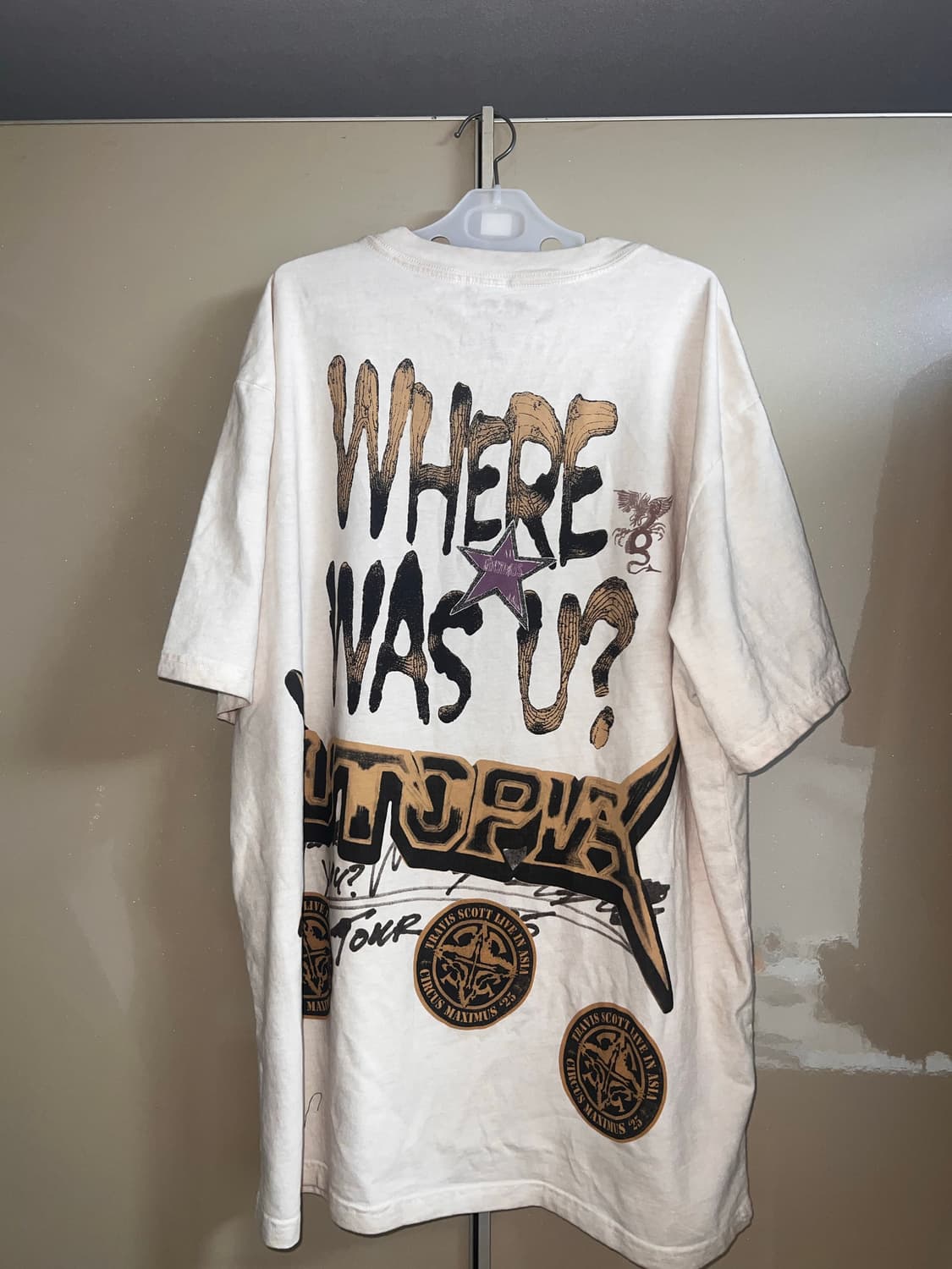 스캇 머천 where was us dirty white 티 XL 상품이미지2