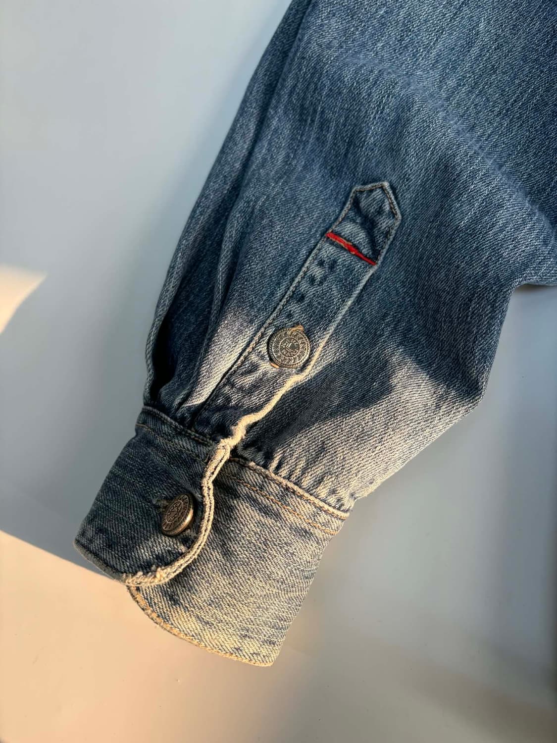 [XL] 칼카니 진스 90s 데님 셔츠 자켓 상품이미지5