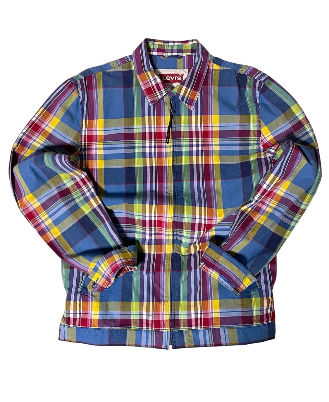 리바이스 마드라스 체크 헤링턴 자켓 M 상품이미지1