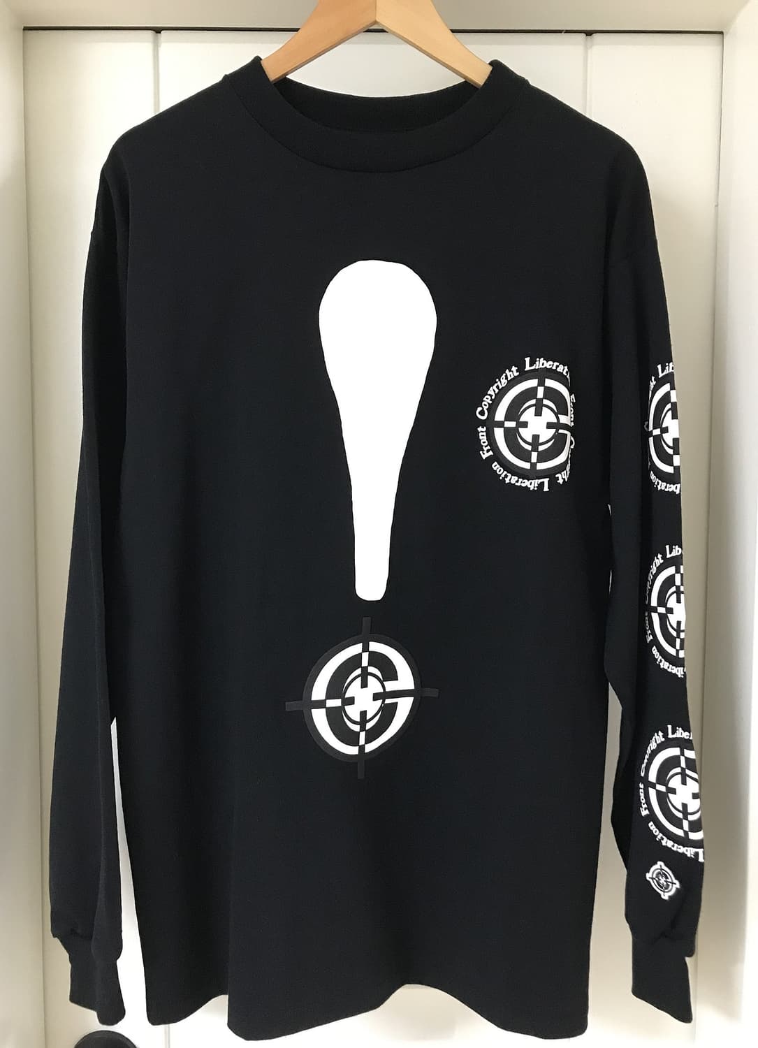 @새상품@ 레디메이드 스마일 타겟 긴팔 티셔츠 블랙  상품이미지5