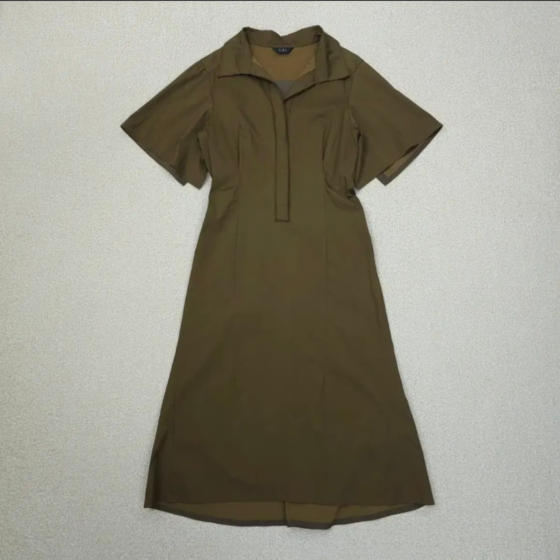 (66)한섬 타임 카라 반팔 원피스 상품이미지3