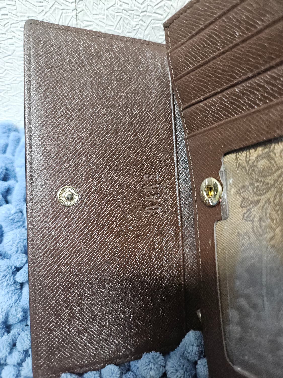 닥스 여성 3단 지갑 브라운  15*9 상품이미지6