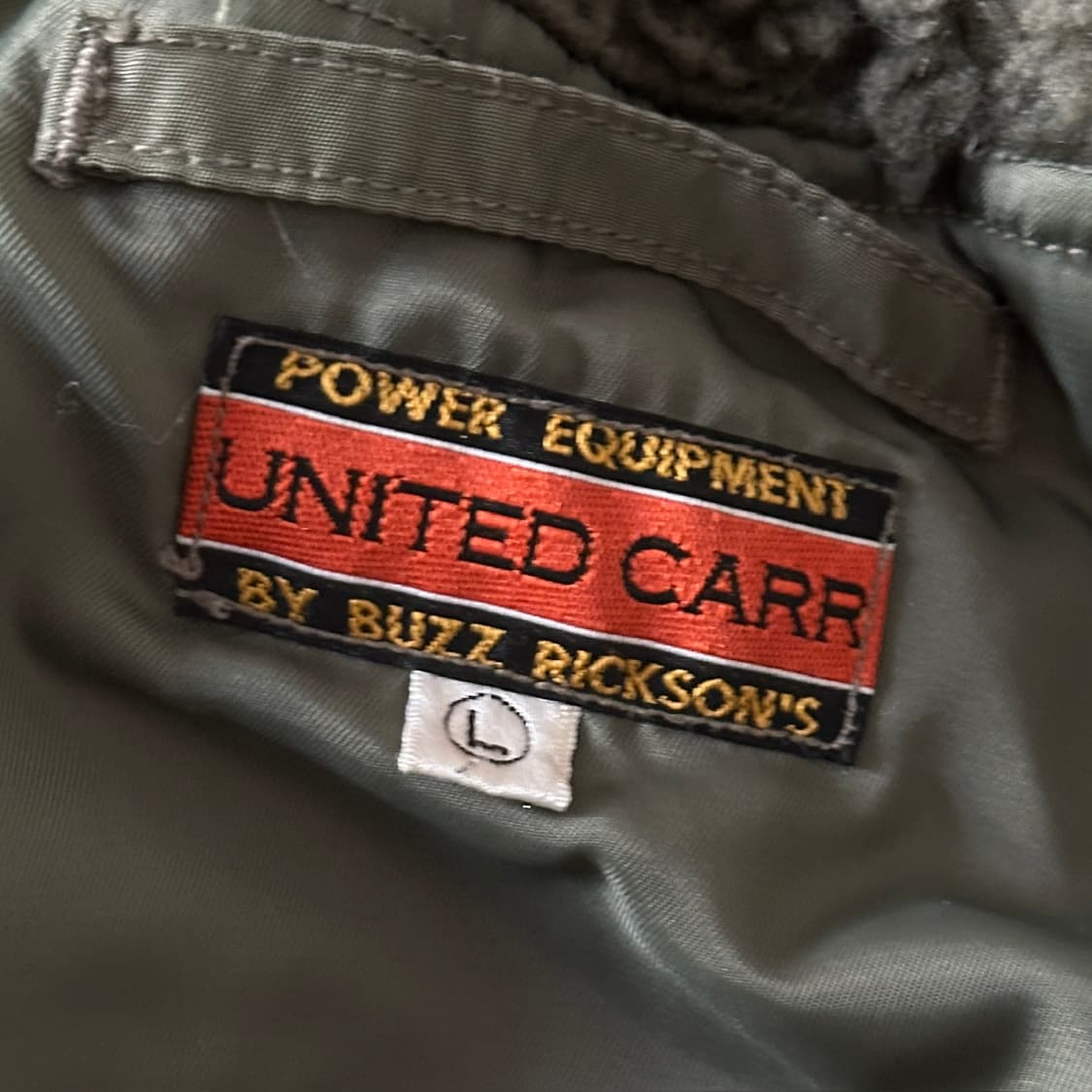 유나이트카 by 버즈릭슨 N3B 자켓 올리브 색상 L사이즈  상품이미지5