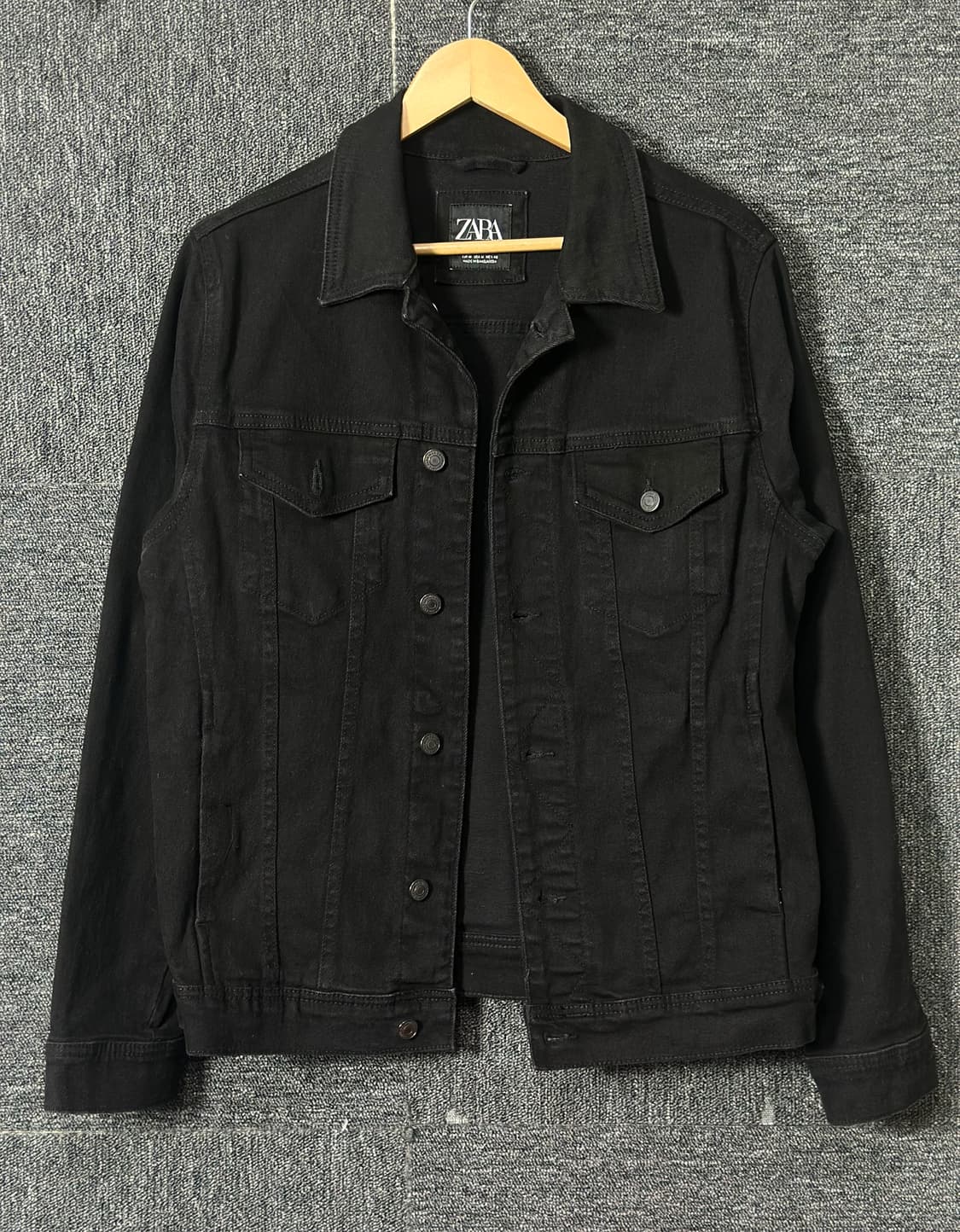 자라 블랙 데님 자켓 M 상품이미지1