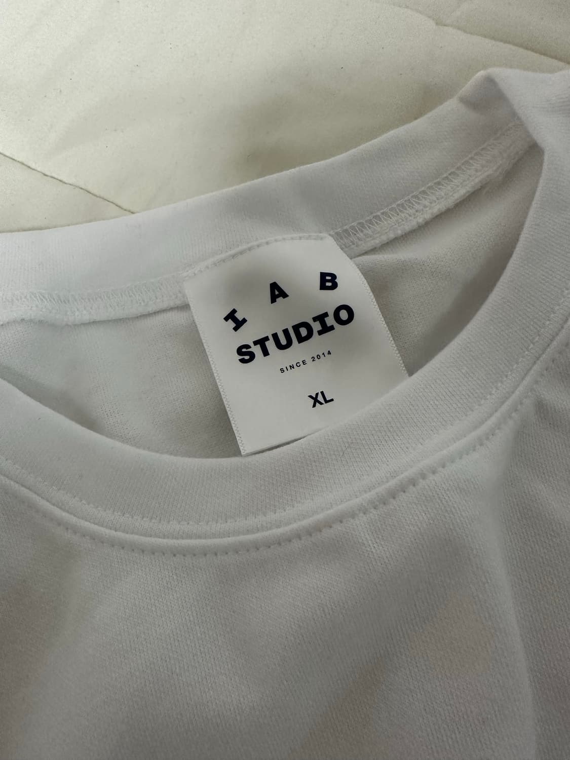 [XL]아이앱스튜디오(iab studio) 반팔 화이트 상품이미지4