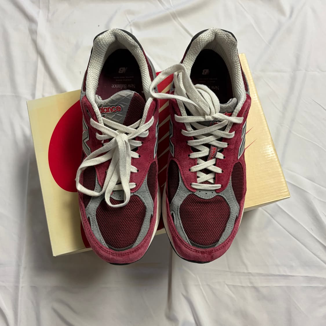 [285] 뉴발란스 990v3 메이드 인 USA 스칼렛 마블헤드 상품이미지2