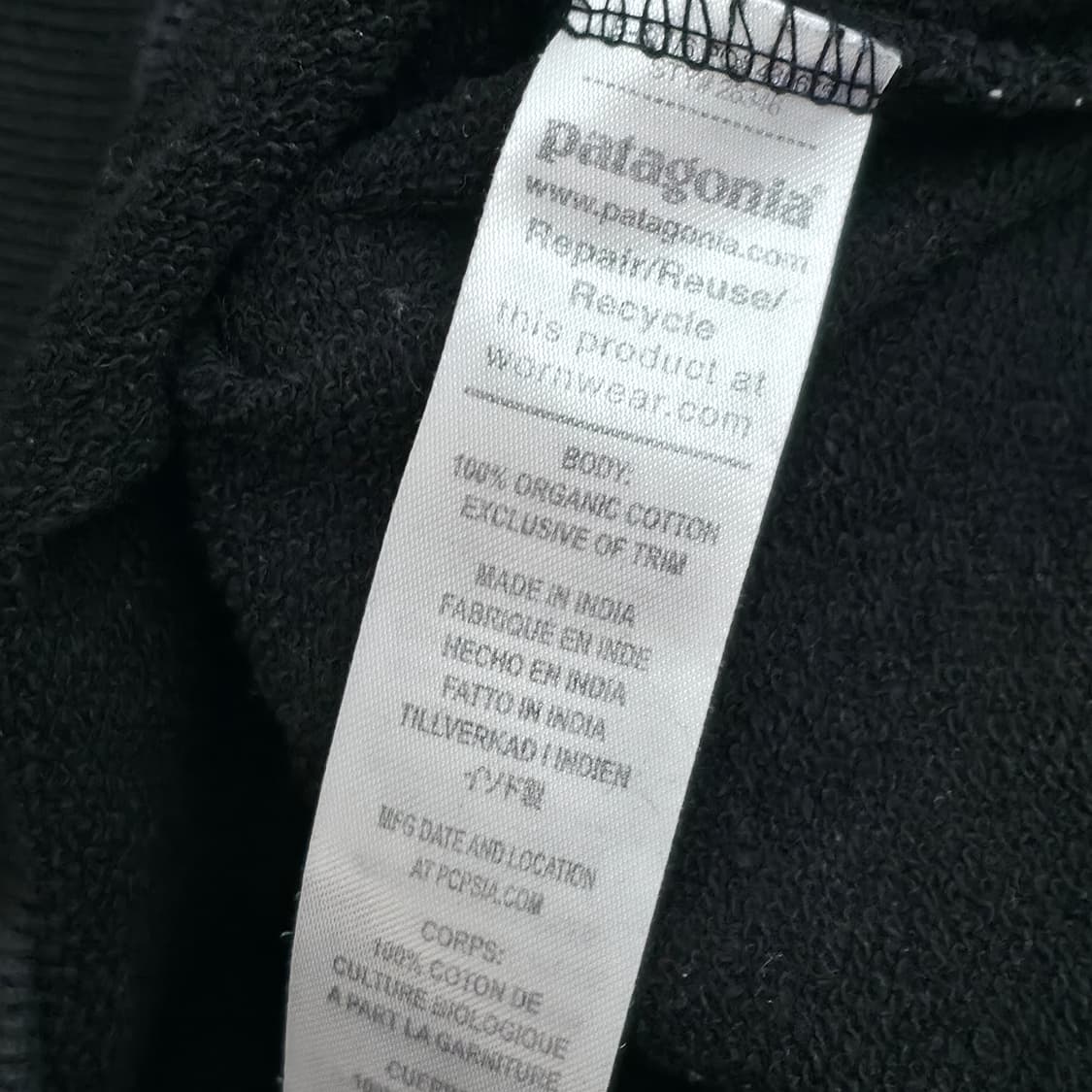 [S] 파타고니아 블랙 맨투맨 상품이미지6